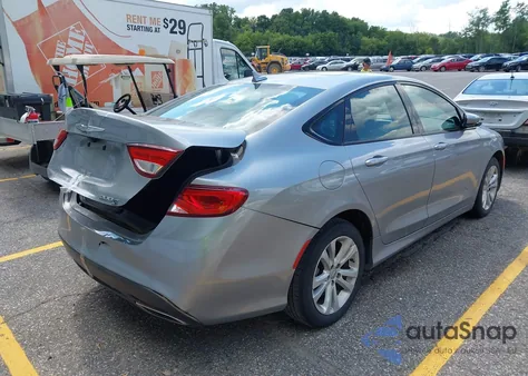 2015 Chrysler 200 S z USA, uszkodzony, nr VIN 1C3CCCBG8FN608882